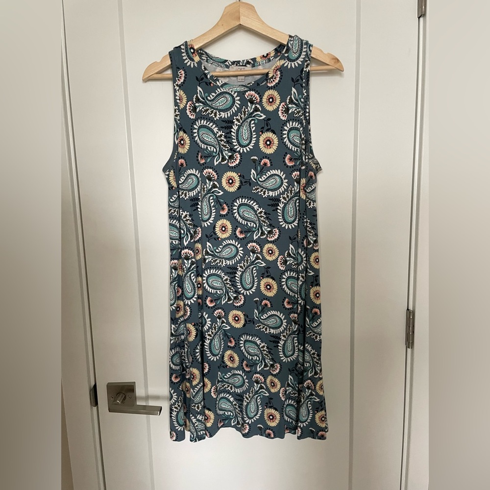 Loft short sundress. Size large petite